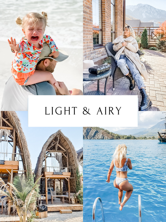 Light & Airy (Mobile + Desktop) - One Click Filter