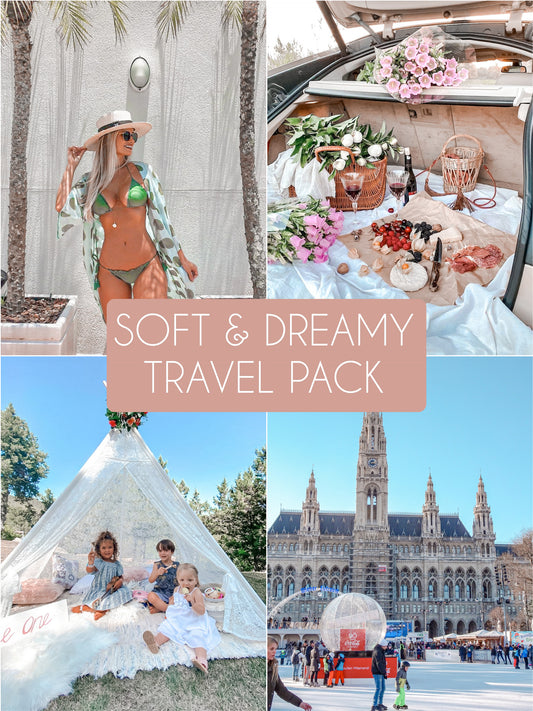 Soft & Dreamy Travel Pack - One Click Filter